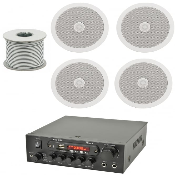 Adastra 4 Ceiling Speakers Restaurant / Coffee Shop Background music System