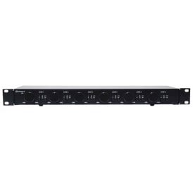 AT6 Rack-mount 100V Attenuator + A/B Source Switch 6 x 30W