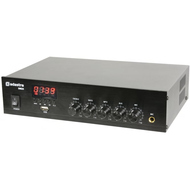 Adastra DM25 Mixer-Amp with USB/FM and Bluetooth® 25W