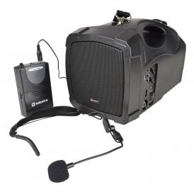 H25B Handheld PA with Neckband Mic, USB, FM & Bluetooth With HANDHELD