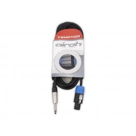 AIROH 31 5 METER 4 Pole Speaker Connector - 6.35mm Mono Jack Plug, 2 x 1.5mm Professional Passive Speaker Cable