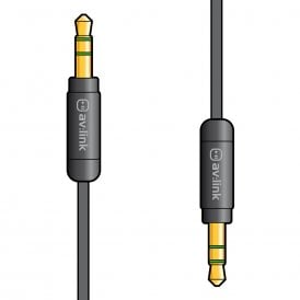 3.5mm Stereo Plug to 3.5mm Stereo Plug Lead 0.5m