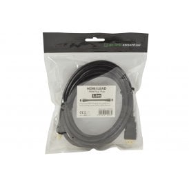 Essential HDMI High Speed with Ethernet Plug to Plug Leads