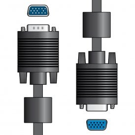 HQ VGA plug to socket lead 10.0m	