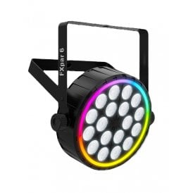 FXPar 6 RGBW Wash & RGB Outer Ring Dynamic Effect