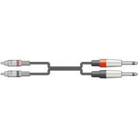Classic Audio Lead 2 Mono Jacks - 2 RCA 3.0m	