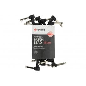 Classic Audio Patch Lead Sets 6.3mm Mono Jack Plug - 6.3mm Mono Jack Plug 6pcs