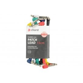 Classic Audio Patch Lead Sets 6.3mm Mono Jack Plug - 6.3mm Mono Jack Plug 6pcs