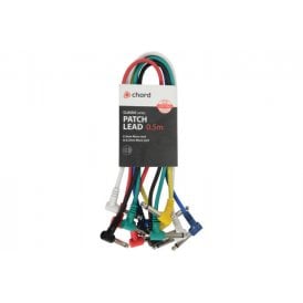 Classic Audio Patch Lead Sets 6.3mm Mono Jack Plug - 6.3mm Mono Jack Plug 6pcs