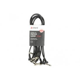 Classic Audio Patch Lead Sets 6.3mm Mono Jack Plug - 6.3mm Mono Jack Plug 6pcs