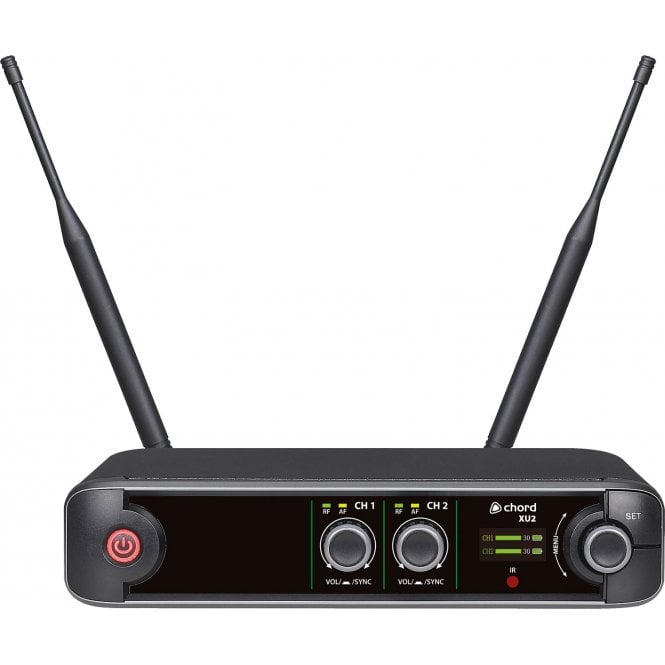 Chord XU series UHF Microphone System 2 channel handheld