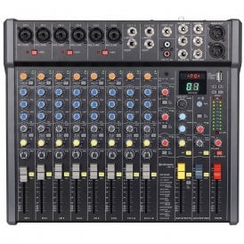 CMC-14 Live Mixing Console DSP & USB/PC/BT Player 14 input