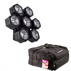 CosmoPAR: 7x40W COB LED RGBW PAR Light & Bag Bundle