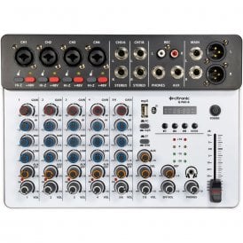 Q-PAD-8 Compact Mixer with USB/BT and Audio Interface