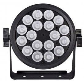 SilentPAR-216: 18 x 12W RGBWA+UV Silent PAR Can