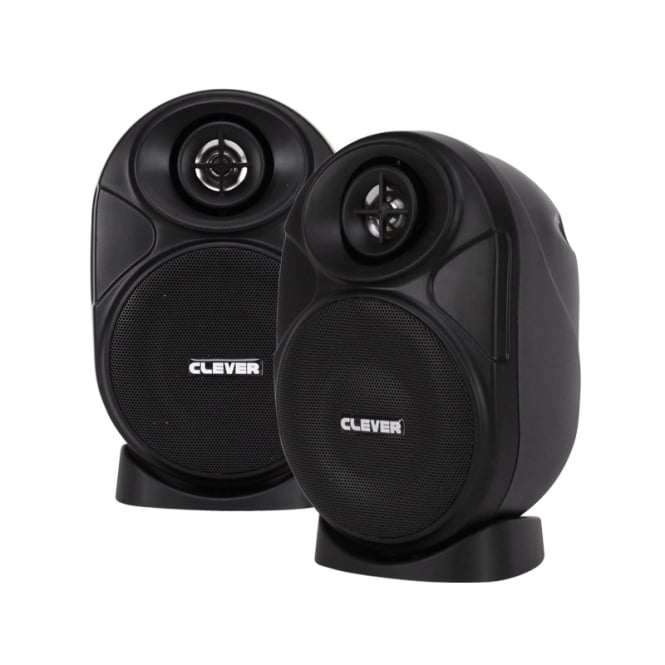 Clever Acoustics  BGS 20T Black 100V Background Speakers (Pair)