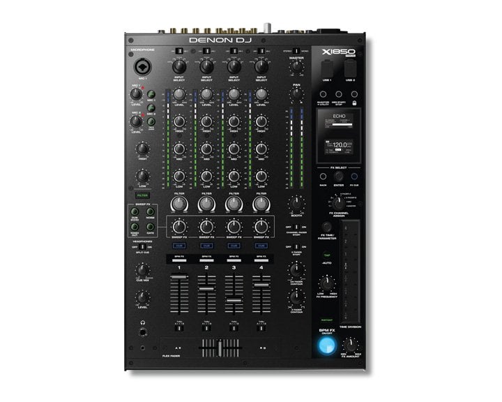 denon dj prime x1850 mixer