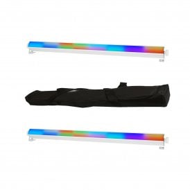  2 x SpectraPix Batten White Housing & Bag Bundle