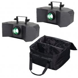2x Helix 100W Gobo Flower + Bag Bundle
