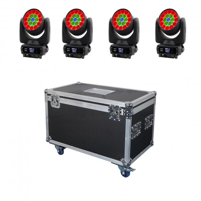 Equinox 4 X Fusion 260ZR MKII & Flightcase Bundle
