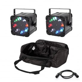 Crossfire XP 80watt  LED DMX Moon Flower Gobo lighting Effect  Bundle