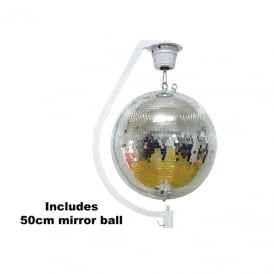 Curve MAX Mirror Ball Hanging Bracket 30-50cm & 50cm Mirror Ball Bundle