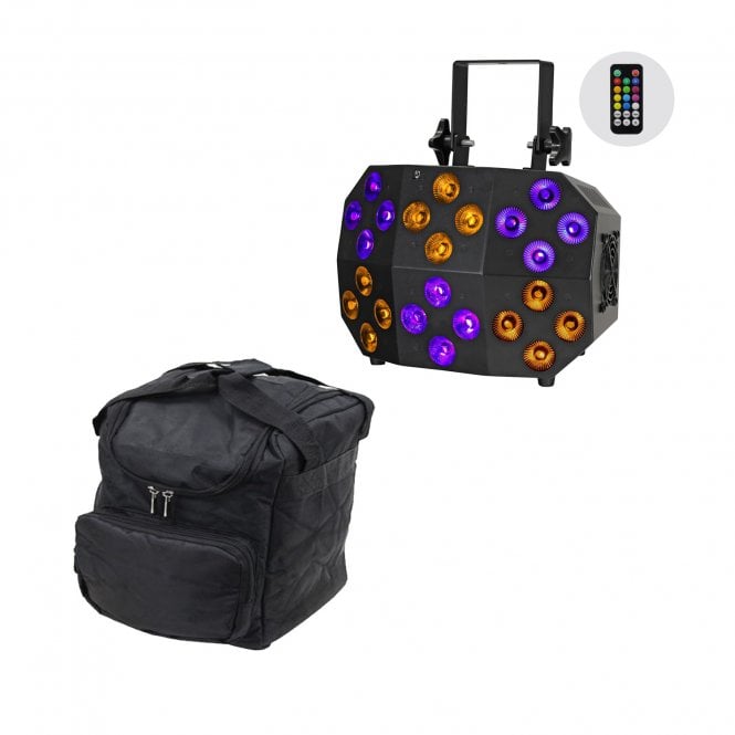 Equinox Double Decker  HEX coloured wash light & Bag Bundle