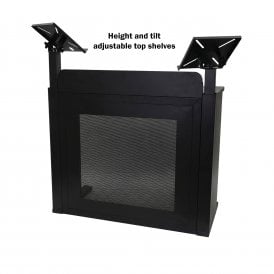Event Booth  mk2 Black with TV bracket 