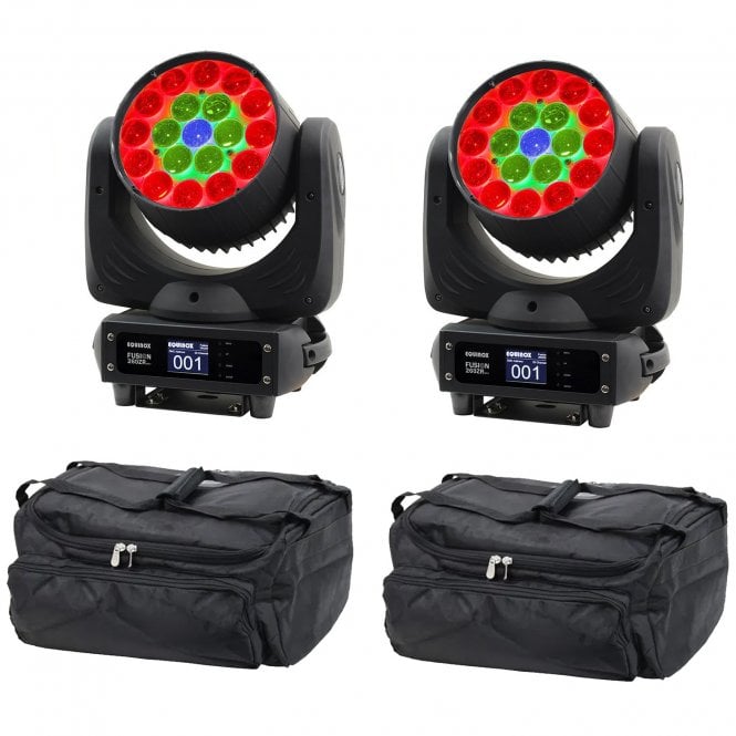 Equinox Fusion 260ZR MKII PAIR & BAGS BUNDLE  
