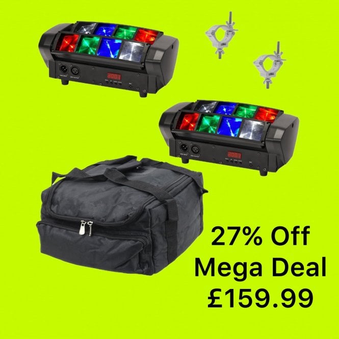 Equinox Onyx MKII Pair with Bag and Clamps Bundle