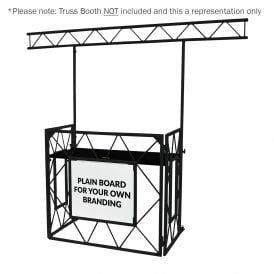 Truss Booth Overhead Kit (Matt Black) (over head only/ booth not included0