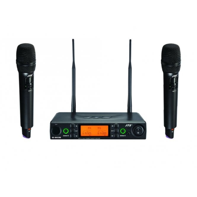 JTS RU-8012DB RU-G3TH Dual Channel UHF Handheld Wireless System