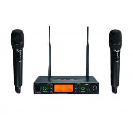 JTS RU-8012DB RU-G3TH Dual Channel UHF Handheld Wireless System