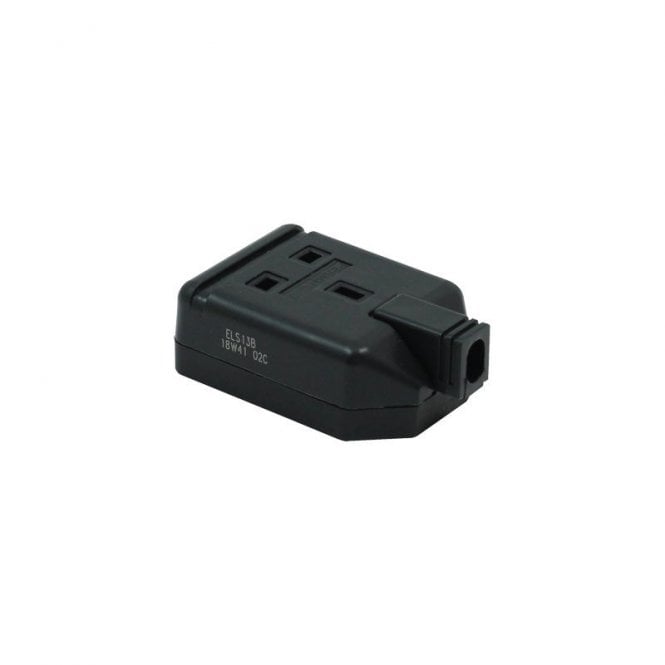 Masterplug 13A HD Mains Socket 1 Gang 13A, Black - Consumables & Cables ...