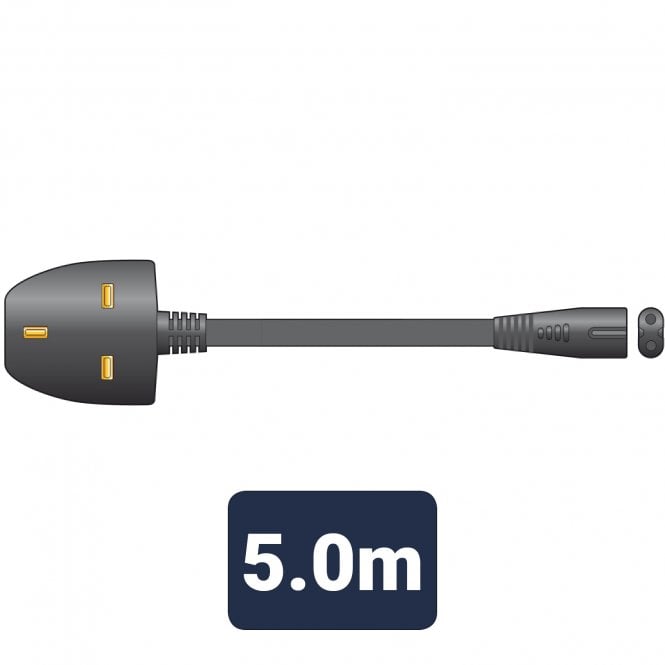 Mercury  3A UK Plug to Figure 8 Mains Power Leads