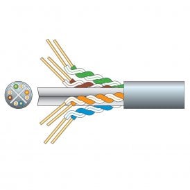 Cat6 U/UTP Network Cable 305m Grey