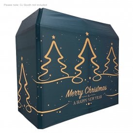 Merry Christmas Design Lycra for Equinox DJ Booth
