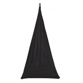 Black 2 sided speaker stand scrim 