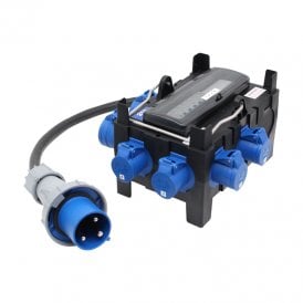 ISCHL Distribution Box 63A 230V In, 2 x 32A + 4 x 16A Out