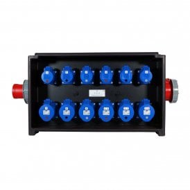 MERZ Distribution Box 63A 3PH RCBO with Pass Thru