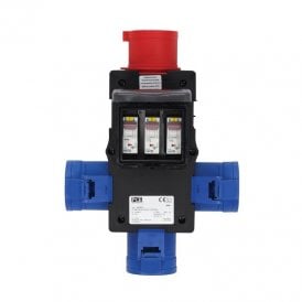 ST ANTON Distribution Box 32A 415V In, 3 x 32A 240V Out (9439019