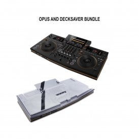 OPUS-QUAD 4 Channel Standalone Professional DJ controller with REKORDBOX & SERATO and DECKSAVER   Bundle
