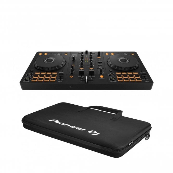 Pioneer DJ|AlphaTheta DDJ-FLX4 2-channel DJ controller for Rekordbox & Serato Bundle with Pioneer Bag 