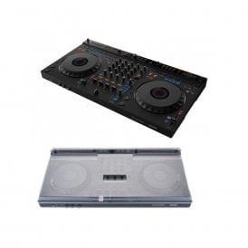 DDJ-GRV6 4-Channel DJ Controller for rekordbox and Serato DJ Pro with Decksaver Bundle