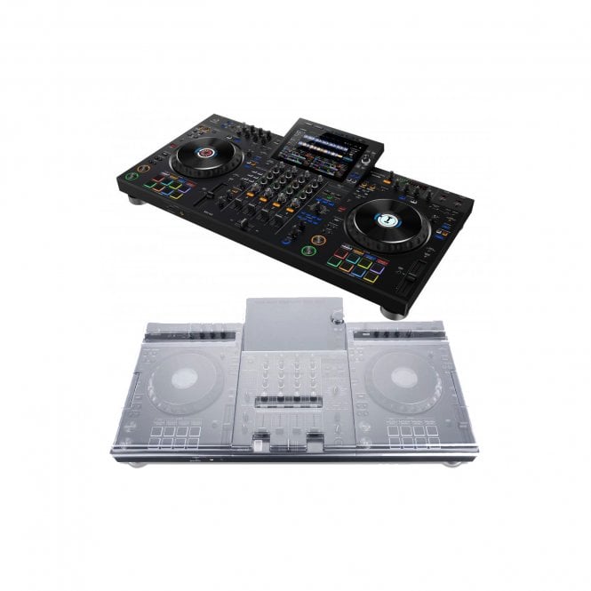 Pioneer DJ|AlphaTheta XDJ-AZ 4-channel Professional All-in-one DJ System & Decksaver Bundle