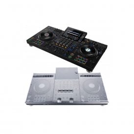 XDJ-AZ 4-channel Professional All-in-one DJ System & Decksaver Bundle