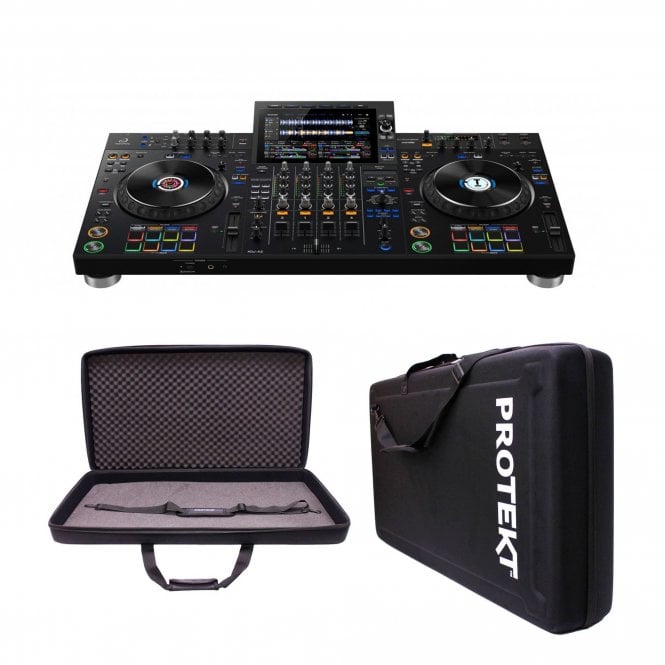 Pioneer DJ|AlphaTheta XDJ-AZ 4-channel Professional All-in-one DJ System & Protekt carry bag Bundle AND DECKSAVER