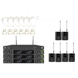 QWM 1970 6 Way Headworn/Lapel System with ADU