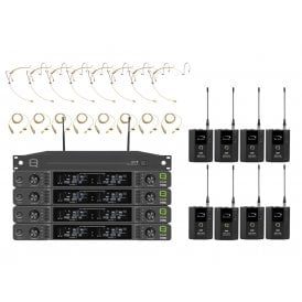QWM 1970 8 Way Headworn/Lapel System with ADU