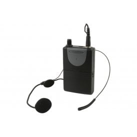 QTX Neckband Mic + Beltpack for QRPA & QXPA